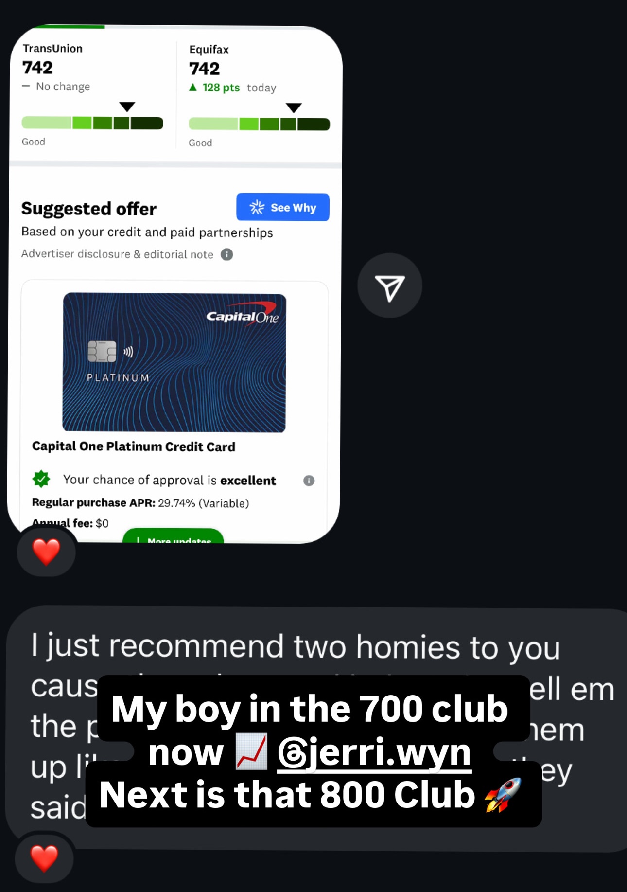 Client result